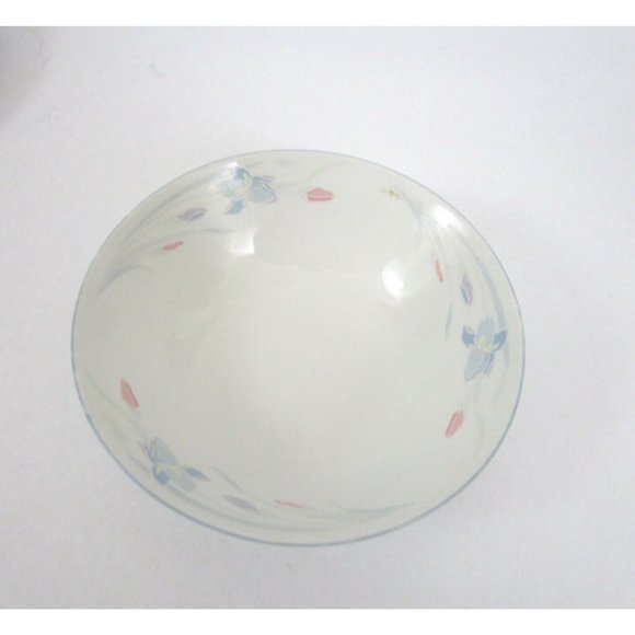 Iris Pattern Dinner Place Setting 4 Pieces Plate Bowl Cup Fresh Flowers by Excel - Picture 5 of 9